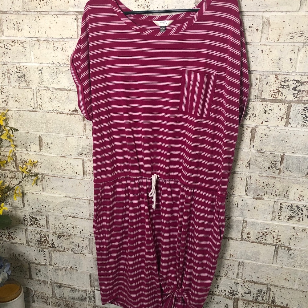 TERRA & SKY STRIPED DRESS SIZE 1X